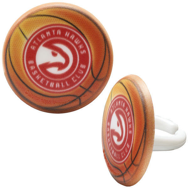 Atlanta Hawks NBA Team Basketball Cupcake Rings, 144ct