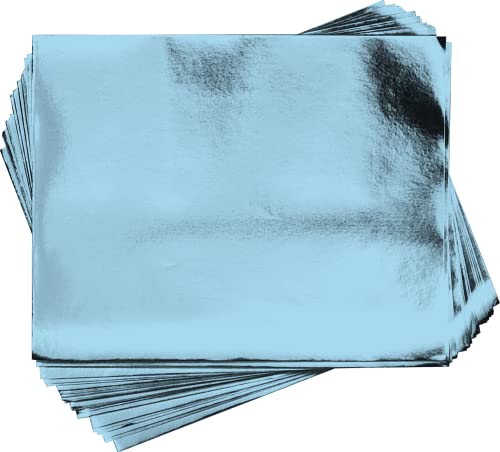 Light Blue Foil Wrappers