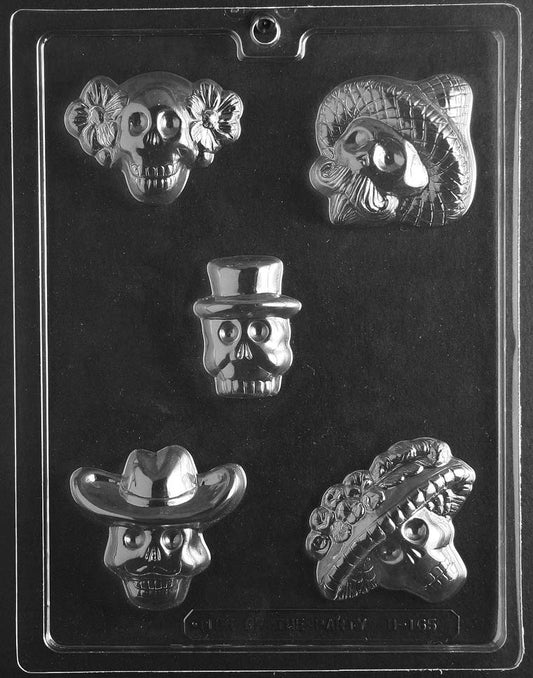 Day of the Dead Mix Chocolate Mold