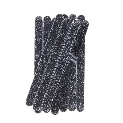 Black Glitter Acrylic Popsicle Sticks