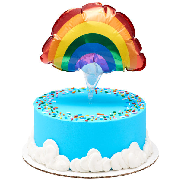 Inflatable Rainbow Anagram® Cake Pic