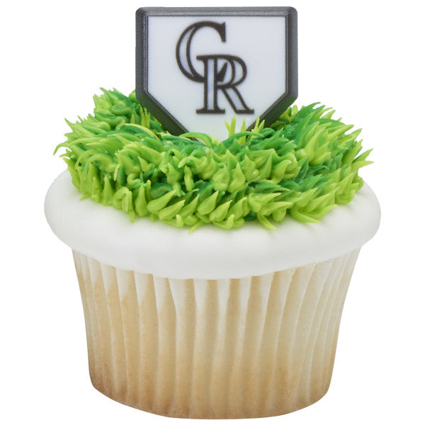 MLB® Colorado Rockies Home Plate Cupcake Rings