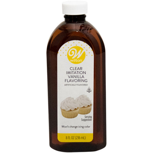 Clear Imitation Vanilla, 8 oz.