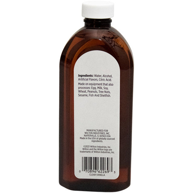 Clear Imitation Vanilla, 8 oz.