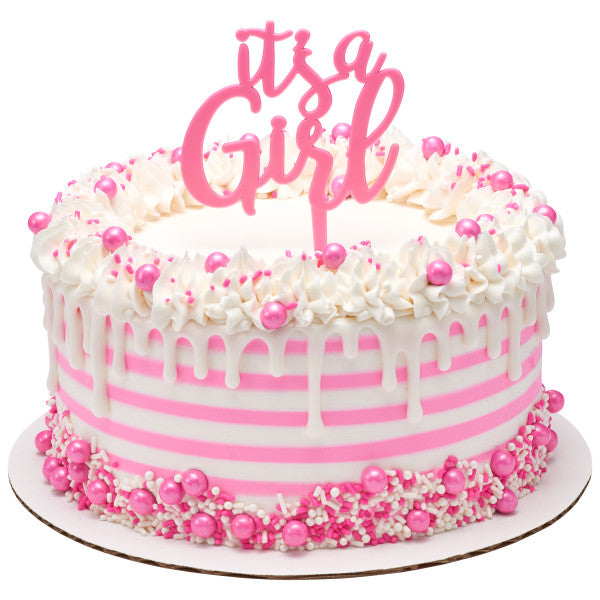 It's a Girl Cake Topper