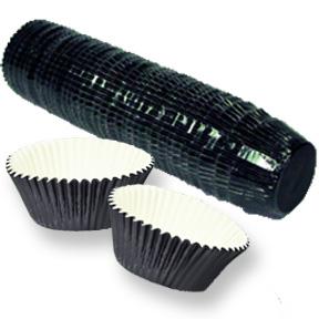 Black Foil Baking Cup Sleeve, 500 pc