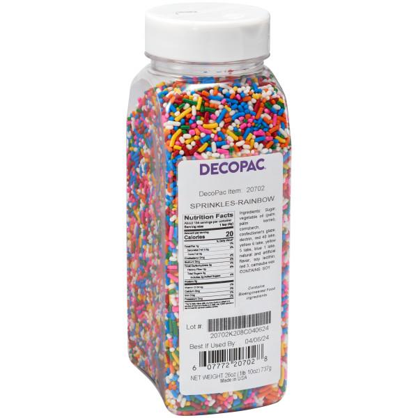 Bright Rainbow Sprinkles, 26oz