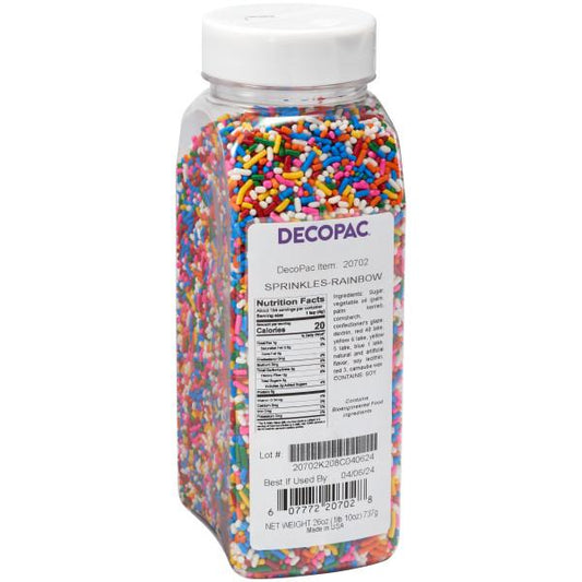 Bright Rainbow Sprinkles, 26oz