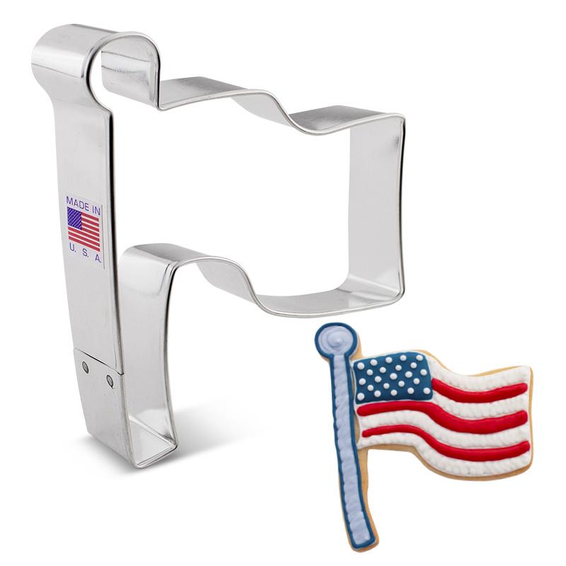 Med Cookie Cutter- 4" Flag