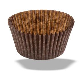Brown Baking Cup Greaseproof ~ Standard 2" x 1-1/4"