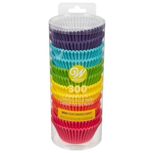 Bright Colors Cupcake Liners, 300 Count