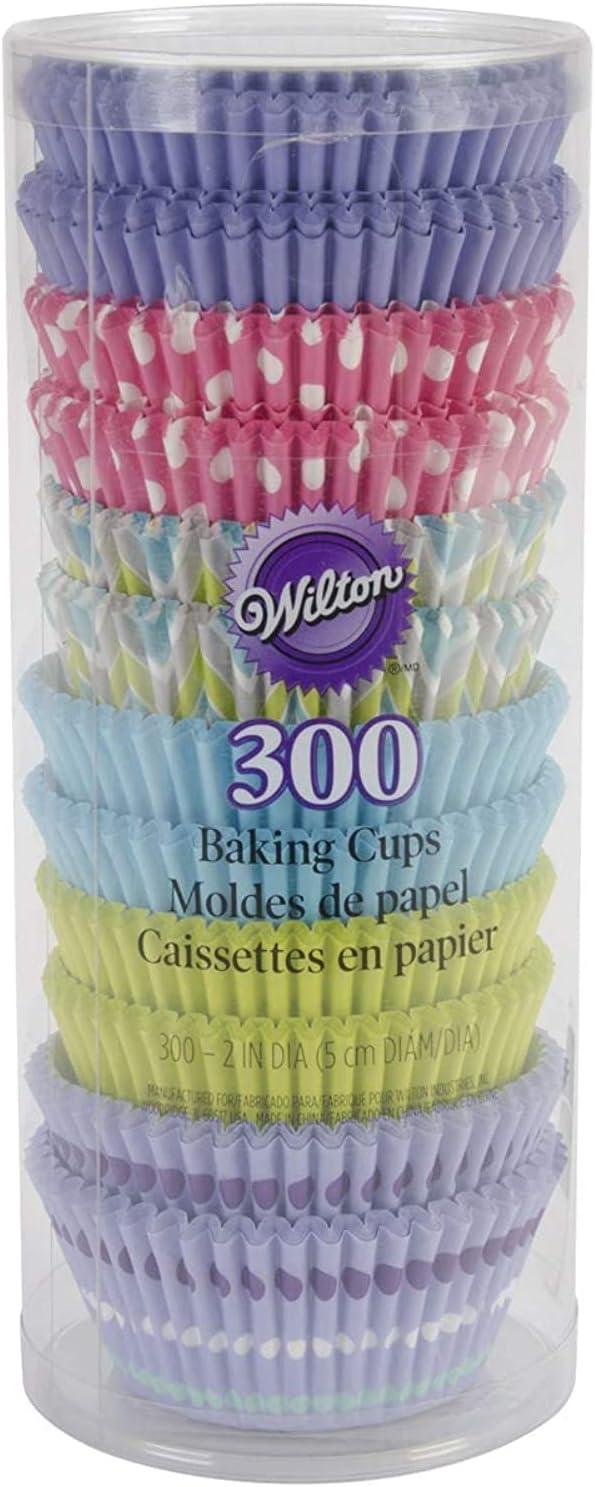 Wilton Patterned Pastel Baking Cups - 300ct