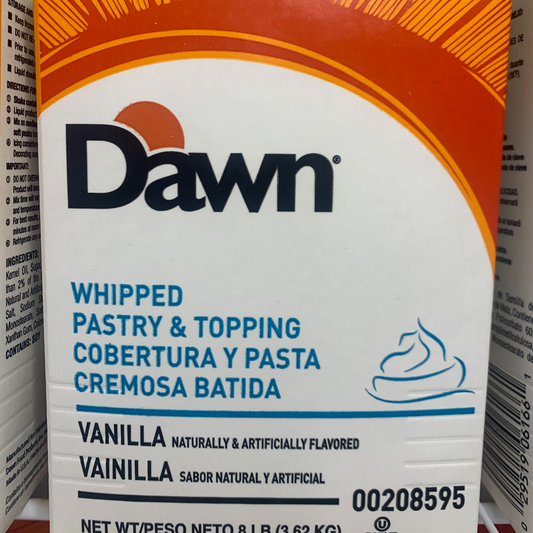Vanilla Whipped Topping (Nondairy)