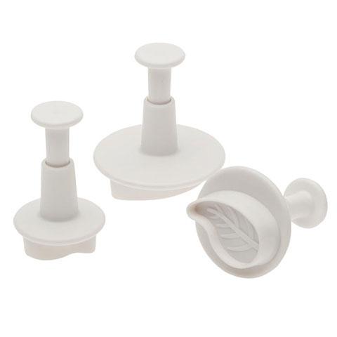 Curved Leaf Sugar Paste Cutter 3 pc. Set