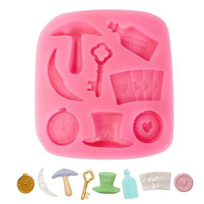 Alice In Wounderland Theme Silicone Mold-8 Cavity