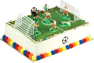 Soccer Match Cake Topper Kit