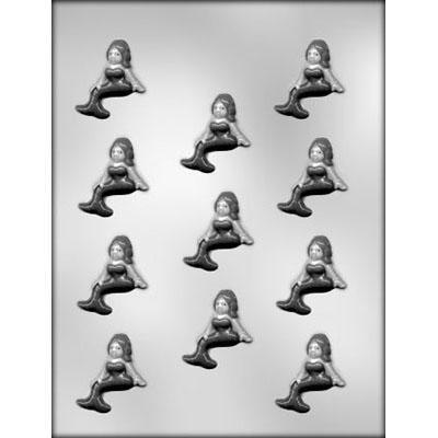 Mermaid Chocolate Mold, 1 3/4"