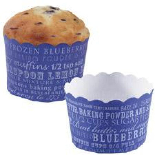 Blueberry baking cups
