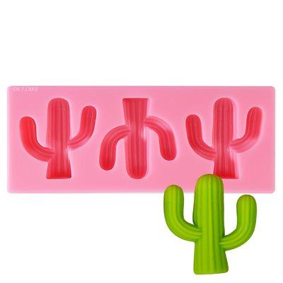 Cactus Silicone Mold 3 Cav.