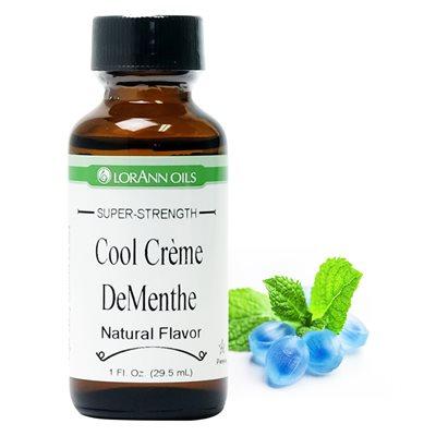 Cool Creme De Menthe Flavor, Natural 1 oz.