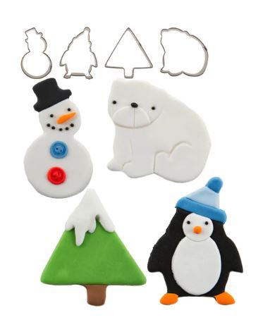 Cutie Cupcake Cutter Set - Winter