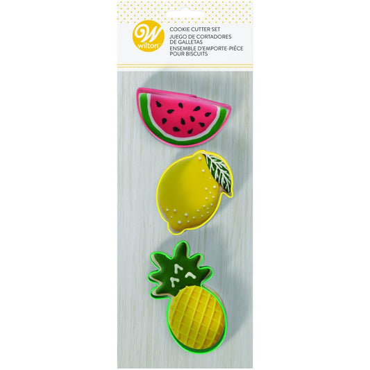 3pc Fruit Cookie Cutters Set