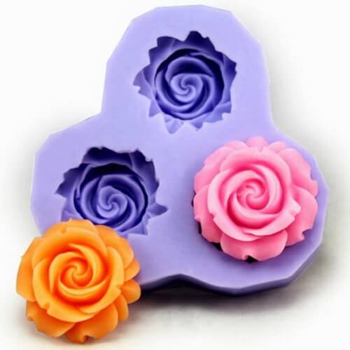 3 Roses Silicone Mold