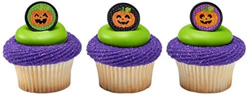 Pumpkin Cupcake Rings, Tri-Color (6ct)