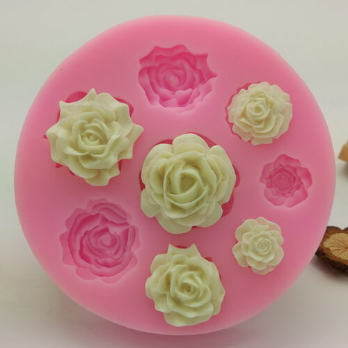 Multi Rose Silicone Mold