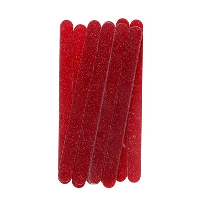 Red Glitter Acrylic Popsicle Sticks