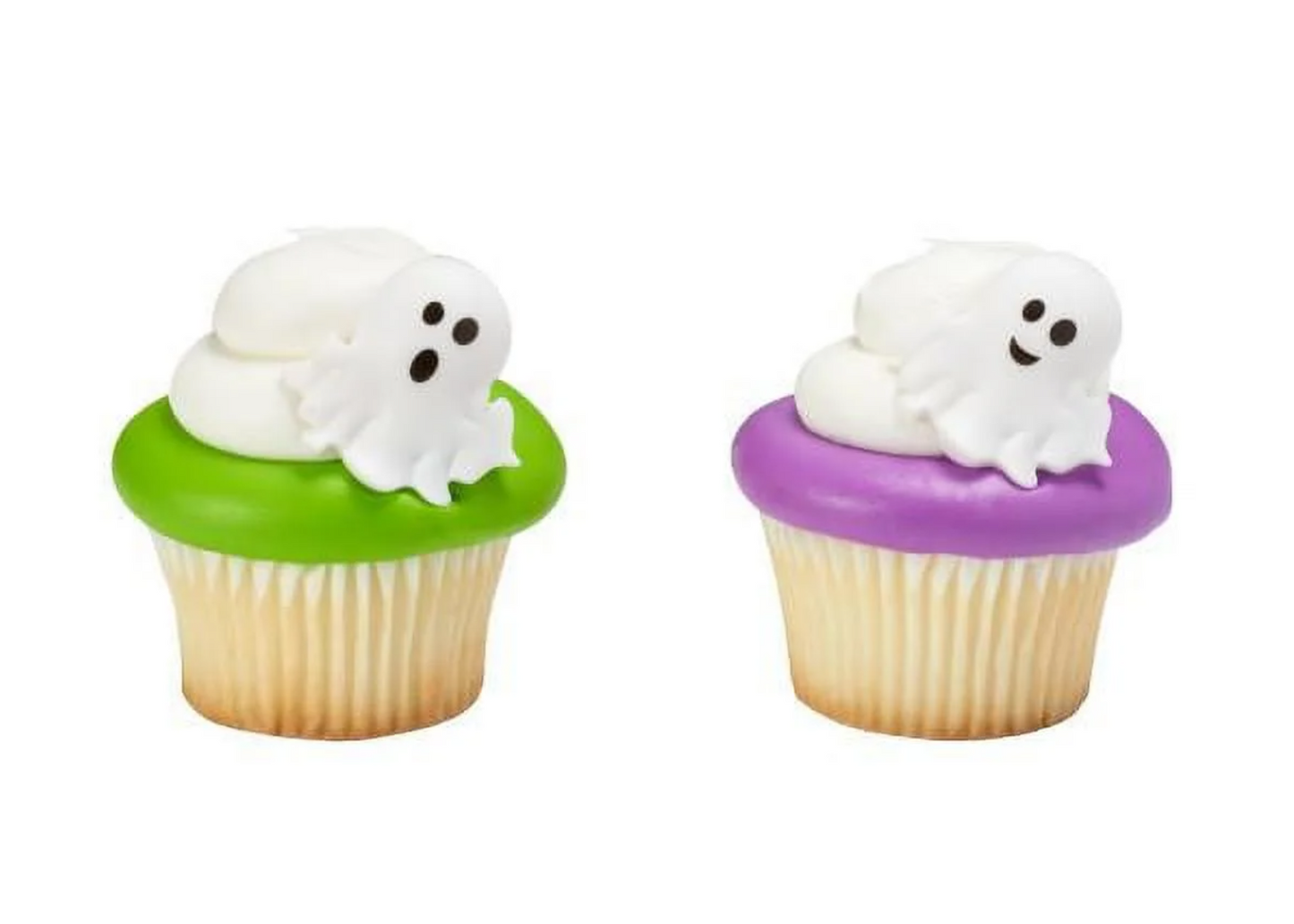 Flying Ghost Cupcake Rings (4ct)