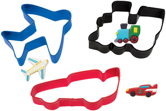 Transportation Cookie Cutter Set, 3 pc.