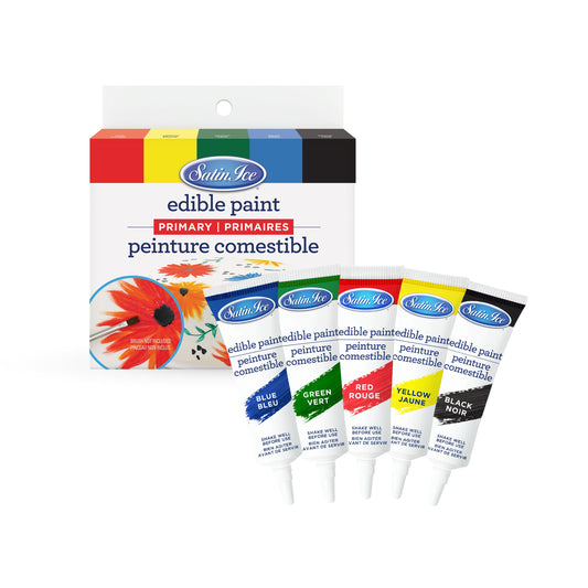 Edible Cake Paint Set - Primary Color