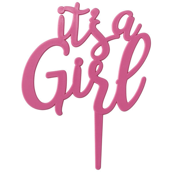 It's a Girl Cake Topper