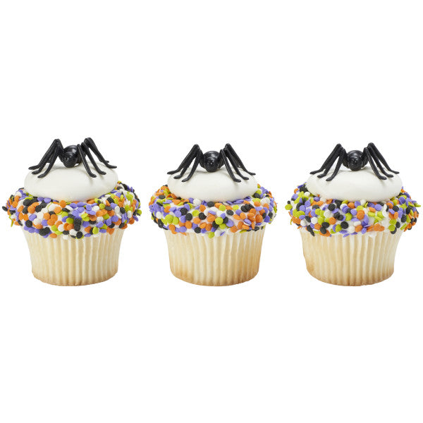 Small Spider Cupcake Lay-On (6ct)