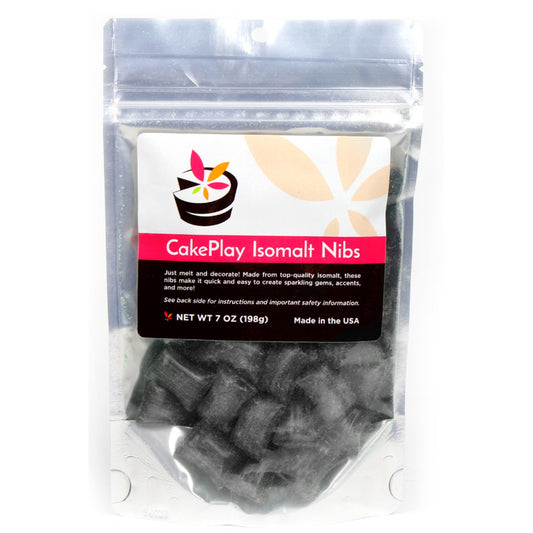 CakePlay Isomalt Nibs, Black