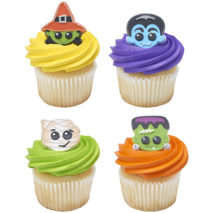 Halloween Characters Ring Pack, 6ct