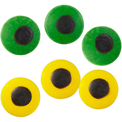 Green and Yellow Candy Eyeballs, 1oz