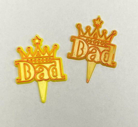 Father's Day Dad Cupcake Picks