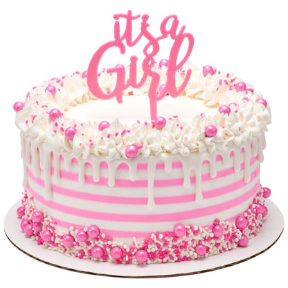 It's a Girl Cake Topper