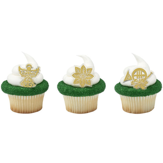 Angelic Assortment Cupcake Rings, 6 pack