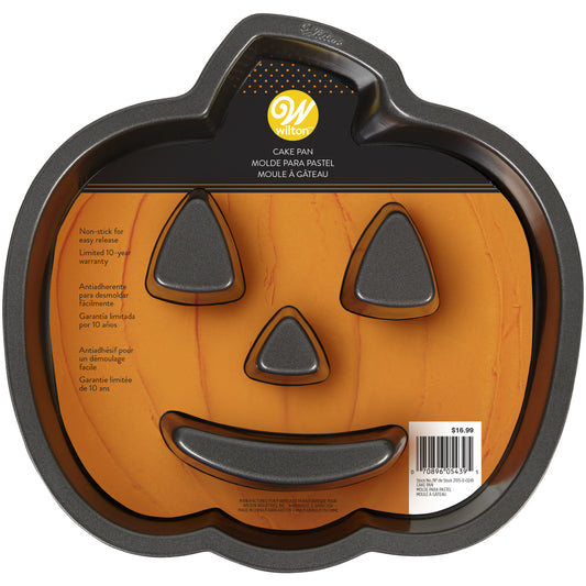 Halloween Non-Stick Pumpkin-Shaped Cake Pan, 11 x 10-Inch