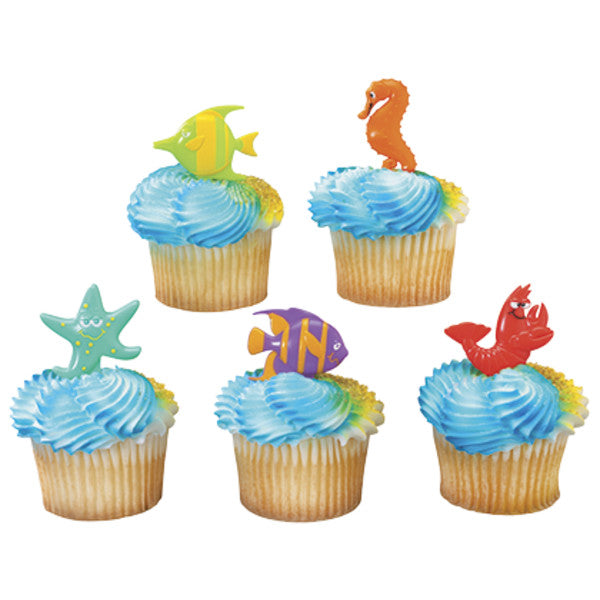 Sealife Friends Cupcake Topper (6 ct)