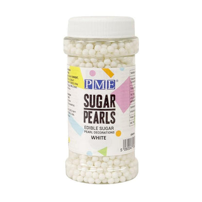 Sugar Pearls White 100g 4mm