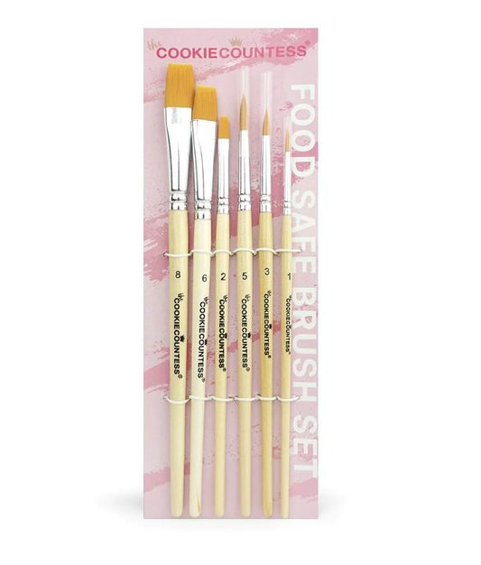 Food Safe Brushes Set of 6