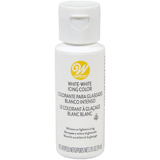 White-White Gel Food Coloring, 2 oz.