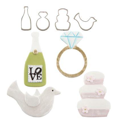 Wedding Cutie Cupcake Cutter Set