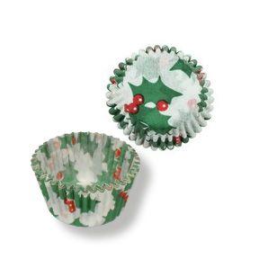 #4 Holly Candy Cups Sleeve, 800 ct
