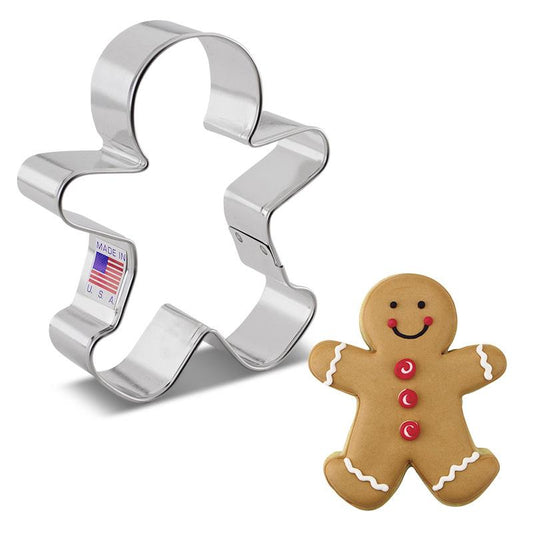 Gingerbread Man Cookie Cutter, 3 3/4"