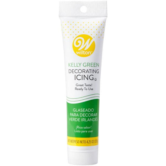 Kelly Green Ready-to-Use Decorating Icing Tube, 4.25 oz. Kelly Green Ready-to-Use Icing Tube, 4.25 oz. Kelly Green Ready-to-Use Icing Tube, 4.25 oz.